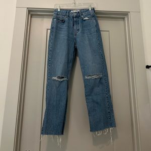 Zara High Rise straight leg jeans - size 4